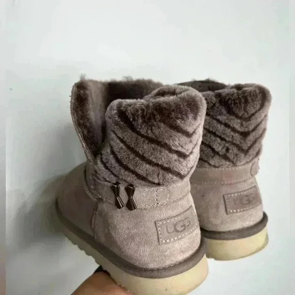 Ugg Adria Stormy Grey Boots Size 9 - Picture 9 of 13